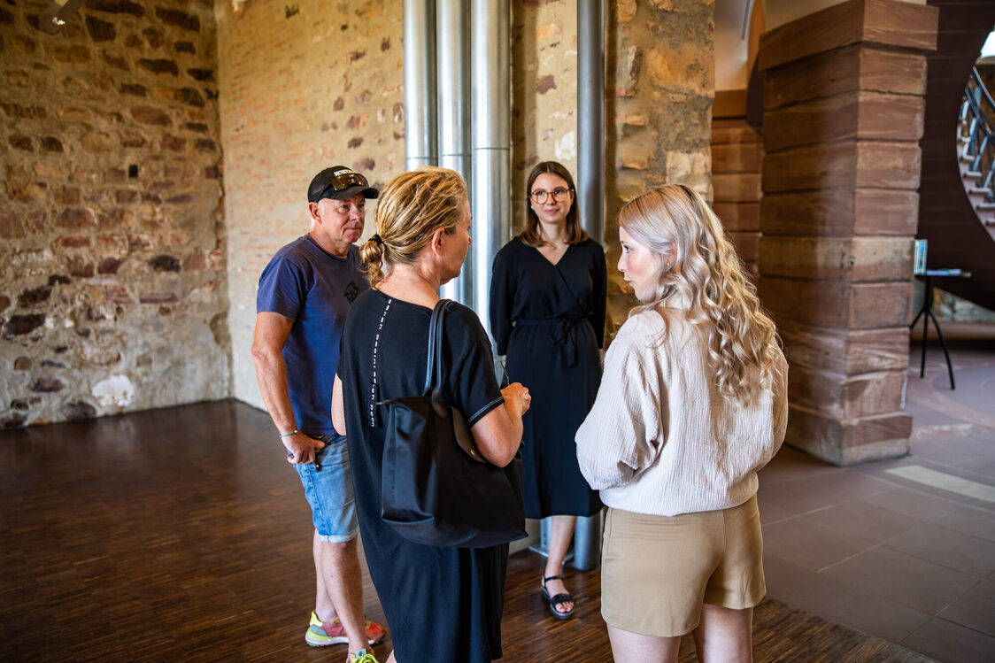 Guests during a guided tour