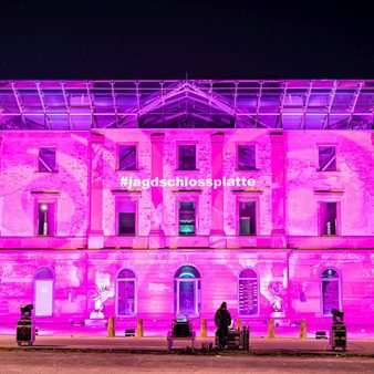 Wiesbaden leuchtet am Jagdschloss Platte